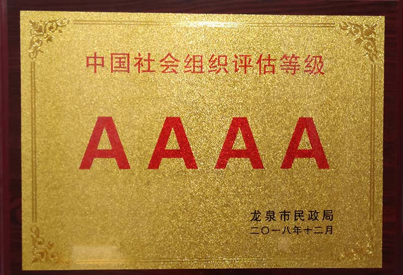 武汉中国社会组织评估等级AAAA